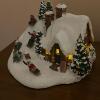 Trio Of Thomas Kinkade Lighted Christmas Village Activities Figurines - 10