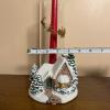 Thomas Kinkade "Memories of Christmas" Hurricane Candle Holder - 4