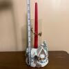 Thomas Kinkade "Memories of Christmas" Hurricane Candle Holder - 6