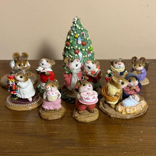 Assorted Wee Forest Folk Mouse Figurines Lot