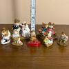 Assorted Wee Forest Folk Mouse Figurines Lot - 8