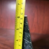 Polished Green Marble Bookend, 6.7" Height, Wedge Shape, Felt Pads - 3