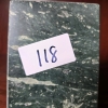 Polished Green Marble Bookend, 6.7" Height, Wedge Shape, Felt Pads - 4
