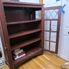 Mission Style Wood Display Cabinet, 59"x43"x17", - 10