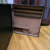Black Wall Jewelry Cabinet with Collage Photo Frame, 23.5x21" - 2