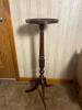 Bombay Company Mahogany Pedestal Plant Stand, 1 of 2
