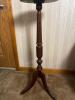 Bombay Company Mahogany Pedestal Plant Stand, 1 of 2 - 4