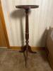 Bombay Company Mahogany Pedestal Plant Stand, 2 of 2