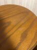 Traditional Wood Pedestal Tripod Side Table - 3
