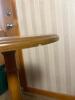 Traditional Wood Pedestal Tripod Side Table - 5