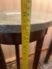Green Marble Top Pedestal Stand - 5