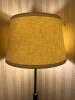 Large Metal Floor Lamp with Fabric Shade - 2