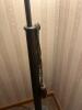 Large Metal Floor Lamp with Fabric Shade - 4