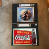 Pair of Metal Images Collector Coca-Cola Signs - 1993 and 1989