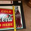 Pair of Metal Images Collector Coca-Cola Signs - 1993 and 1989 - 10