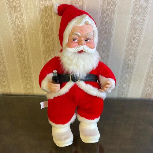 Vintage Rushton Coca-Cola Santa Claus Doll