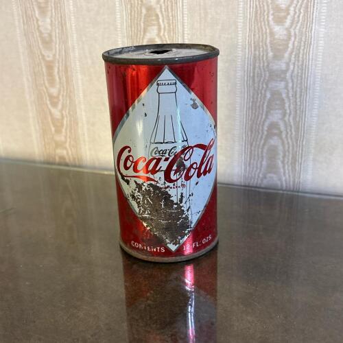 Vintage Coca-Cola Diamond Label MiraCan Flat Top 12 Oz Steel Soda Can &ndash; Eastern Canners