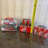 Trio of Coca-Cola Collectible Lunch Boxes - Retro Tin, Bottle, and Six-Pack Designs - 7