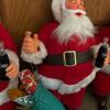 Trio of Dakin Coca-Cola Santa Claus Dolls - 3
