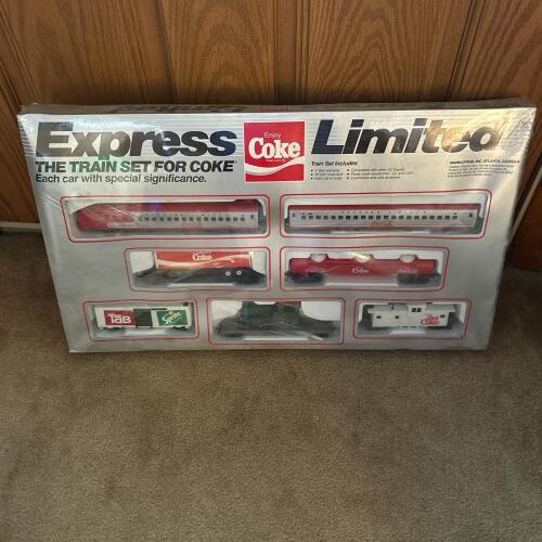 Mikatron Express Coke Limited HO Scale Train Set in Original Box
