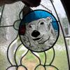 1997 Coca-Cola Glass Suncatcher &ndash; Polar Bear Holding Coke Bottle - 2