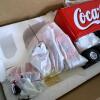 Pair of Coca-Cola Holiday Tractor Trailer Die-Cast Trucks in Boxes - 7