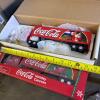 Pair of Coca-Cola Holiday Tractor Trailer Die-Cast Trucks in Boxes - 9