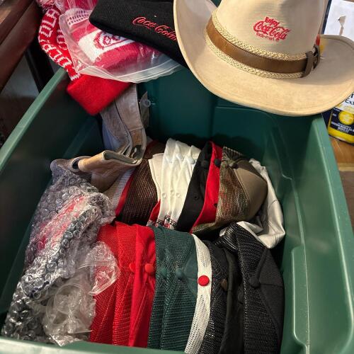 Vintage Coca-Cola Branded Hat Lot - Trucker, Beanie, Cowboy