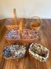 Longaberger Handwoven Basket Set
