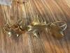 Lot of Gold-Tone Leaf & Berry Motif Napkin Rings - 2