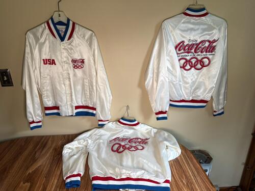 Vintage Chalk Line Coca-Cola 1988 Olympic Bomber Jacket