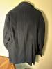 Johnston & Murphy Men's XL Black Wool Blend Pea Coat - 4