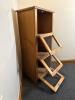 Wooden Pie Safe Cabinet with Three Mesh Doors - 3