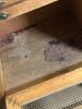 Wooden Pie Safe Cabinet with Three Mesh Doors - 4
