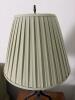 Pair of Wrought Iron Table Lamp with Pleated Fabric Shade, 27.5" Tall - 5