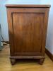 Pair of Solid Wood Wine Cabinet, Drawer & Door in Medium Brown Finish - 5