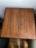 Pair of Solid Wood Wine Cabinet, Drawer & Door in Medium Brown Finish - 6