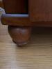 Pair of Solid Wood Wine Cabinet, Drawer & Door in Medium Brown Finish - 11