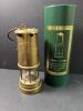 Classic Welsh Miner's Lamp Brass Replica by Vale Metal Spinners