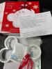 PCS Small Black Metal Pet Urn and Holiday Paw Print Ornament Mold - 2