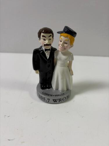 Loren & Wally 25 Years Commemorative Bobblehead Figurine