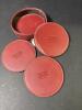 Household Coaster Sets with Wine Cork Tray - 6