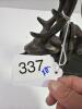 Heavy Weight Cast Iron Deer Head Bookends Pair - 9