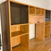 Large Wooden Computer Desk with Hutch, Cabinets, & Multiple Drawers - 2