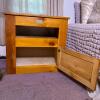 White Clad Simmons Hardware Co. Wooden Cabinet - 5