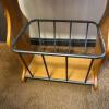 Tensor Magazine Rack Side Table with Drawer - 3