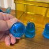 Five Leo Ward Signed Blue Glass Bird Figurines - 4