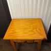Wooden Side Table with Drawer - 2