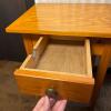Wooden Side Table with Drawer - 3