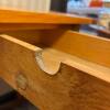 Wooden Side Table with Drawer - 4